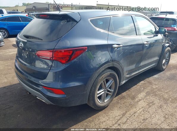5NMZTDLB2JH106826 2018 HYUNDAI SANTA FE SPORT Blue Հետևի աջ