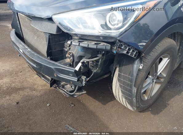 5NMZTDLB2JH106826 2018 HYUNDAI SANTA FE SPORT Blue 
