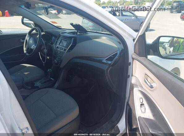 5NMZTDLBXJH098992 2018 HYUNDAI SANTA FE SPORT Белый Вид салона спереди