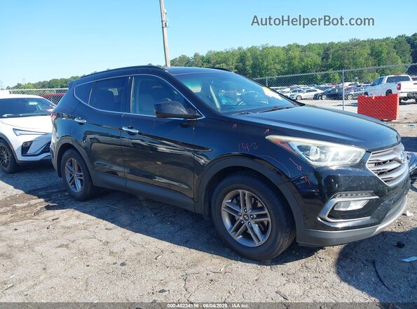 5NMZU3LB0HH010825 2017 HYUNDAI SANTA FE SPORT Черный Вид задней части салона