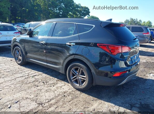 5NMZU3LB0HH010825 2017 HYUNDAI SANTA FE SPORT Черный Задняя левая четверть
