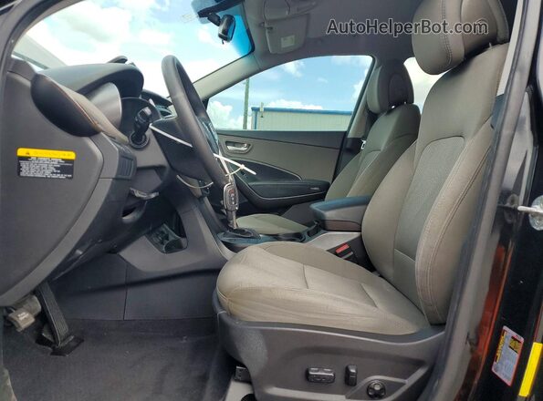 5NMZU3LB0HH030802 2017 HYUNDAI SANTA Black Vista interior delantera