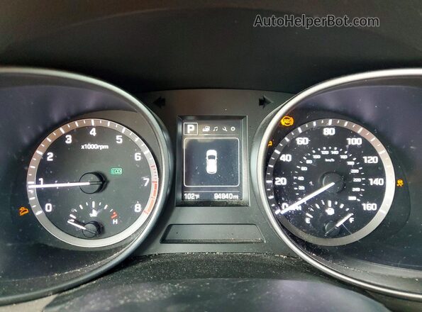 5NMZU3LB0HH030802 2017 HYUNDAI SANTA Black Vista del cuadro de instrumentos