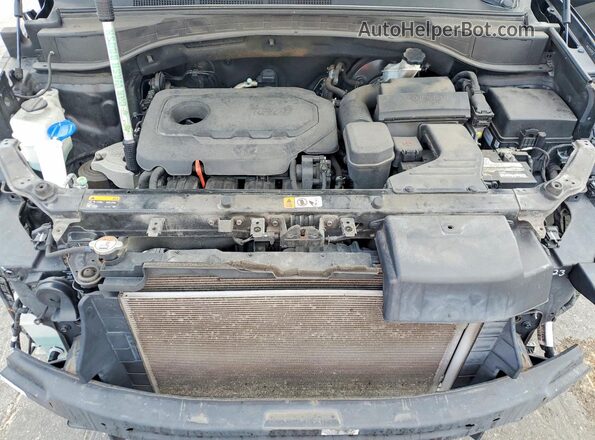 5NMZU3LB0HH030802 2017 HYUNDAI SANTA Black Vista del compartimento del motor