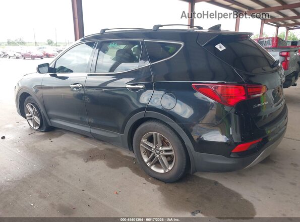 5NMZU3LB0HH036874 2017 HYUNDAI SANTA FE SPORT Black Սալոնի 360 աստիճան տեսք