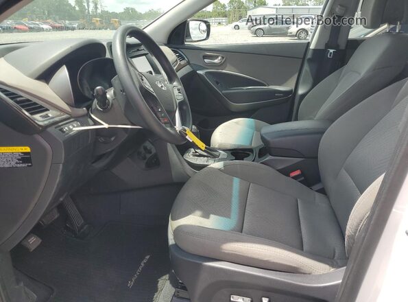 5NMZU3LB0JH102765 2018 HYUNDAI SANTA White Vista interior delantera