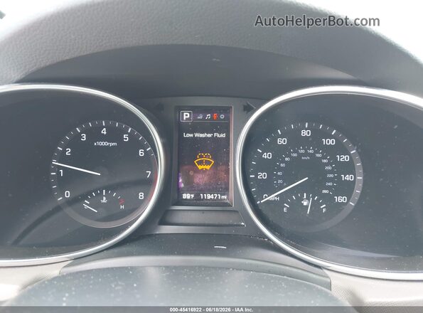 5NMZU3LB2HH017372 2017 HYUNDAI SANTA FE SPORT Gray Вид задніх сидінь