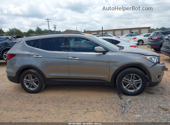 5NMZU3LB2HH017372 2017 HYUNDAI SANTA FE SPORT Gray Вид задньої частини салону