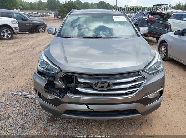 5NMZU3LB2HH017372 2017 HYUNDAI SANTA FE SPORT Gray Вид щитка приладів