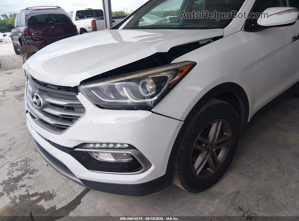 5NMZU3LB2JH060079 2018 HYUNDAI SANTA FE SPORT White Вид спереду