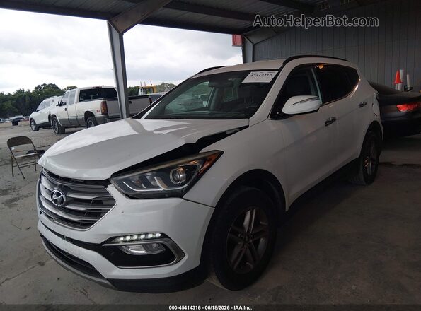 5NMZU3LB2JH060079 2018 HYUNDAI SANTA FE SPORT White Передня ліва чверть