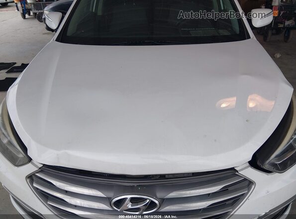 5NMZU3LB2JH060079 2018 HYUNDAI SANTA FE SPORT White Вид ззаду