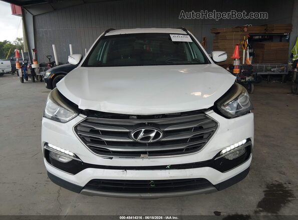 5NMZU3LB2JH060079 2018 HYUNDAI SANTA FE SPORT White Вид щитка приладів