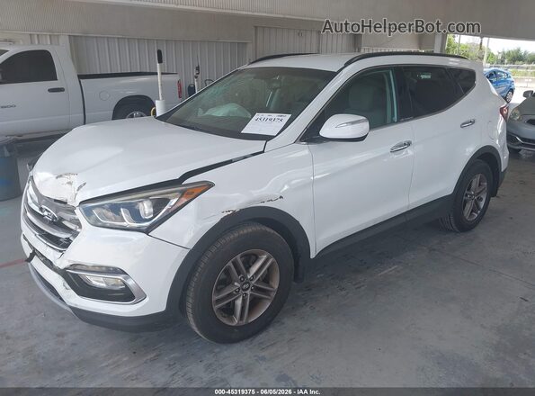 5NMZU3LB2JH095317 2018 HYUNDAI SANTA FE SPORT White Front left