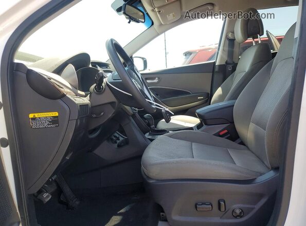 5NMZU3LB3JH052816 2018 HYUNDAI SANTA White Vista interior delantera