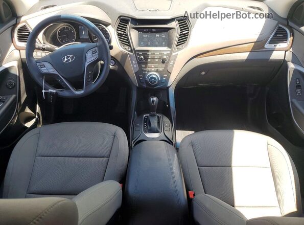 5NMZU3LB3JH052816 2018 HYUNDAI SANTA White Vista del salpicadero