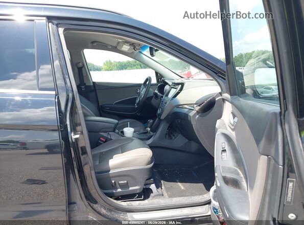 5NMZU3LB5HH013512 2017 HYUNDAI SANTA FE SPORT Черный Вид салона спереди
