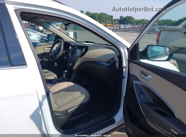 5NMZU3LB6HH019285 2017 HYUNDAI SANTA FE SPORT White 