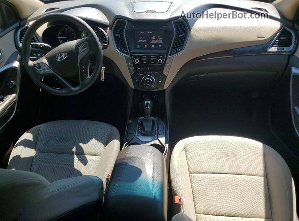 5NMZU3LB6HH025863 2017 HYUNDAI SANTA Gray Առջևի վահանակի տեսք