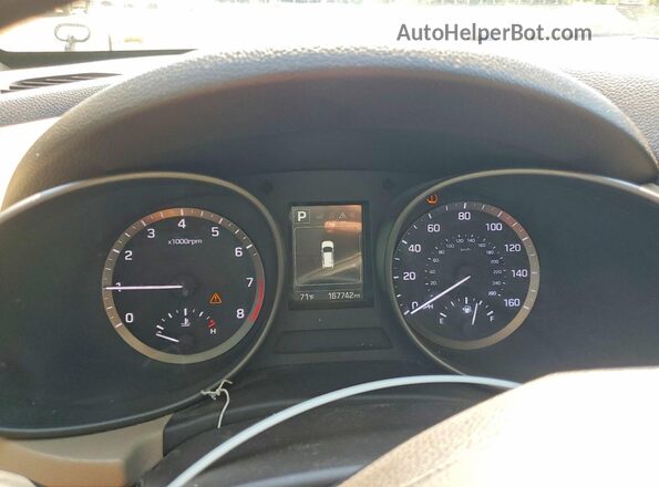5NMZU3LB6HH025863 2017 HYUNDAI SANTA Gray Սարքավորումների վահանակի տեսք