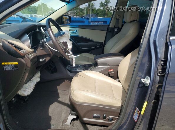 5NMZU3LB6JH094378 2018 HYUNDAI SANTA Угольный Вид салона спереди