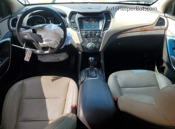 5NMZU3LB6JH094378 2018 HYUNDAI SANTA Угольный Вид панели приборов
