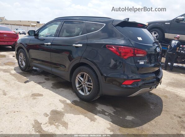 5NMZU3LB8HH005159 2017 HYUNDAI SANTA FE SPORT Black უკანა მარცხენა
