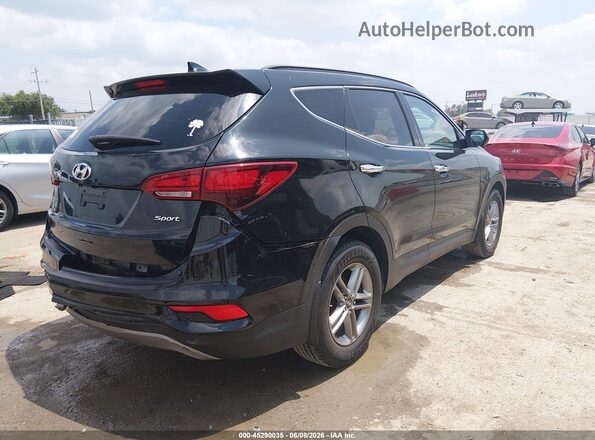 5NMZU3LB8HH005159 2017 HYUNDAI SANTA FE SPORT Black უკანა მარჯვენა