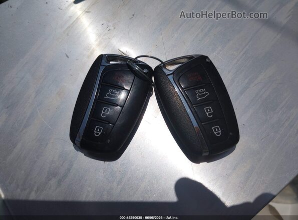 5NMZU3LB8HH005159 2017 HYUNDAI SANTA FE SPORT Black წინა პანელის ხედი