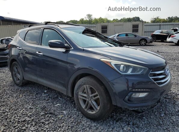 5NMZU3LB8HH014993 2017 HYUNDAI SANTA Blue Передня права чверть