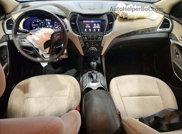5NMZU3LB8HH020373 2017 HYUNDAI SANTA Black Vista del salpicadero