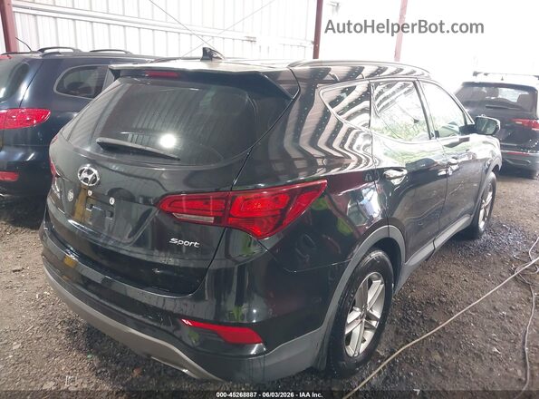 5NMZU3LB8HH048576 2017 HYUNDAI SANTA FE SPORT Black Rear right