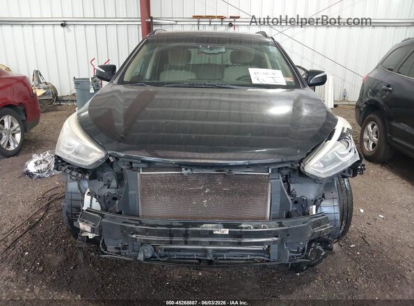 5NMZU3LB8HH048576 2017 HYUNDAI SANTA FE SPORT Black Front view