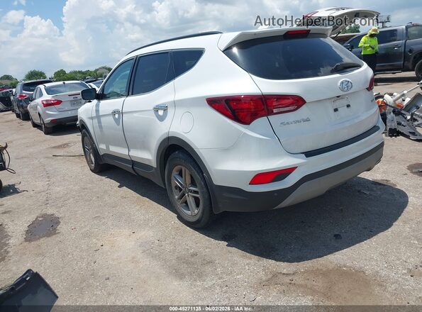 5NMZU3LB8JH103405 2018 HYUNDAI SANTA FE SPORT White Հետևի ձախ