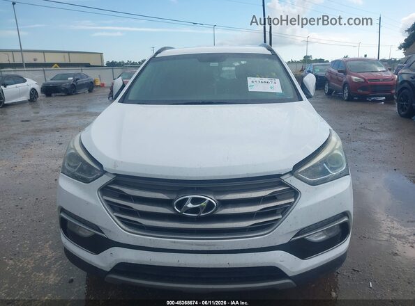 5NMZU3LB9JH065893 2018 HYUNDAI SANTA FE SPORT White Вид задньої частини салону