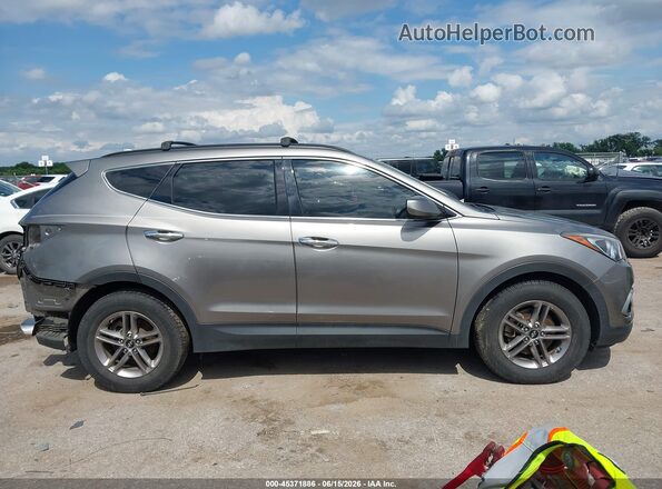 5NMZU3LBXHH004899 2017 HYUNDAI SANTA FE SPORT Серый Вид задней части салона
