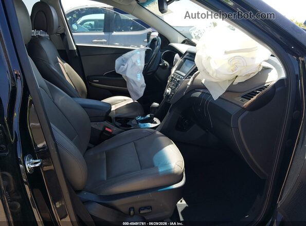 5NMZUDLA0JH072521 2018 HYUNDAI SANTA FE SPORT Black Front interior view