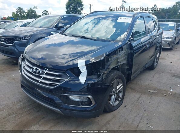 5NMZUDLB0HH022043 2017 HYUNDAI SANTA FE SPORT Black Front left