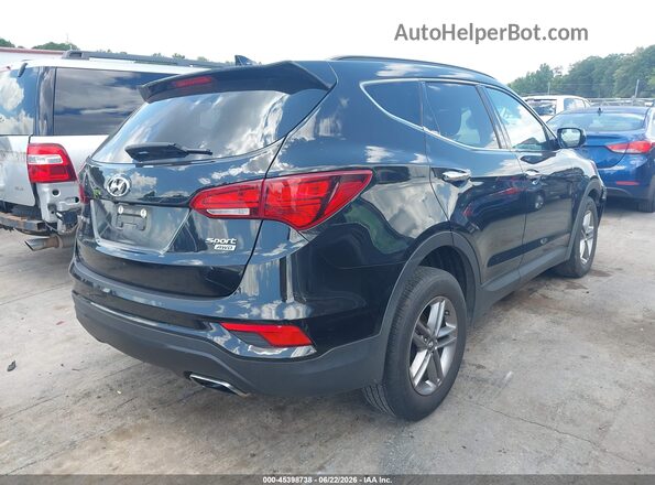 5NMZUDLB0HH022043 2017 HYUNDAI SANTA FE SPORT Black Rear right