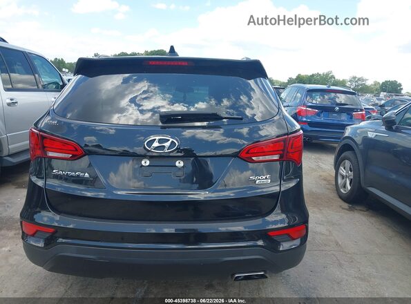 5NMZUDLB0HH022043 2017 HYUNDAI SANTA FE SPORT Black 