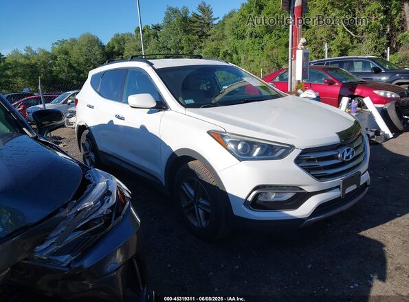 5NMZUDLB0HH032054 2017 HYUNDAI SANTA FE SPORT White Widok wnętrza z tyłu