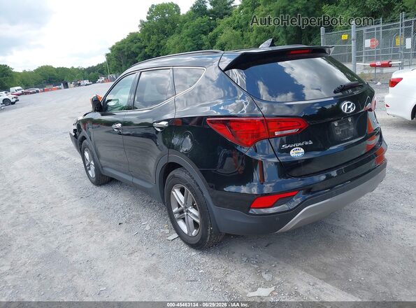 5NMZUDLB1HH050448 2017 HYUNDAI SANTA FE SPORT Black Հետևի ձախ