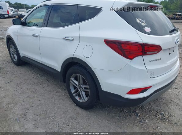 5NMZUDLB1JH098201 2018 HYUNDAI SANTA FE SPORT White Trasero izquierdo