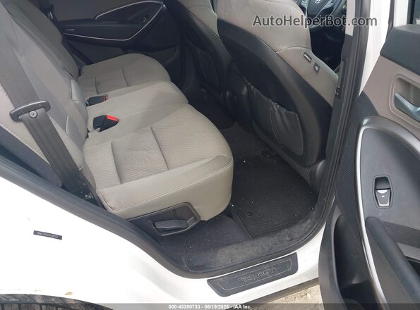 5NMZUDLB1JH098201 2018 HYUNDAI SANTA FE SPORT White Vista de la etiqueta del VIN