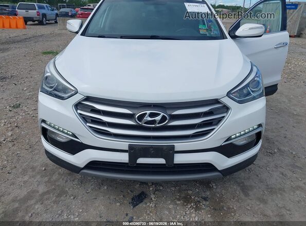 5NMZUDLB1JH098201 2018 HYUNDAI SANTA FE SPORT White Vista frontal
