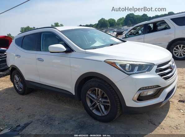 5NMZUDLB2HH019273 2017 HYUNDAI SANTA FE SPORT Белый Вид задней части салона