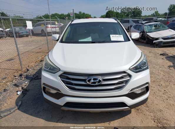 5NMZUDLB2HH019273 2017 HYUNDAI SANTA FE SPORT Белый Вид щитка приборов