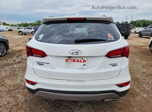 5NMZUDLB2HH029611 2017 HYUNDAI SANTA White Vista trasera
