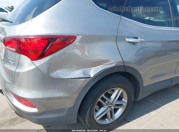 5NMZUDLB2JH106709 2018 HYUNDAI SANTA FE SPORT Gray Դիմացի տեսք