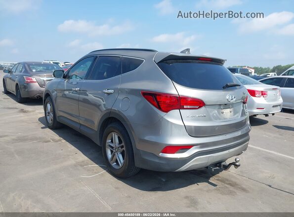 5NMZUDLB2JH106709 2018 HYUNDAI SANTA FE SPORT Gray Հետևի ձախ